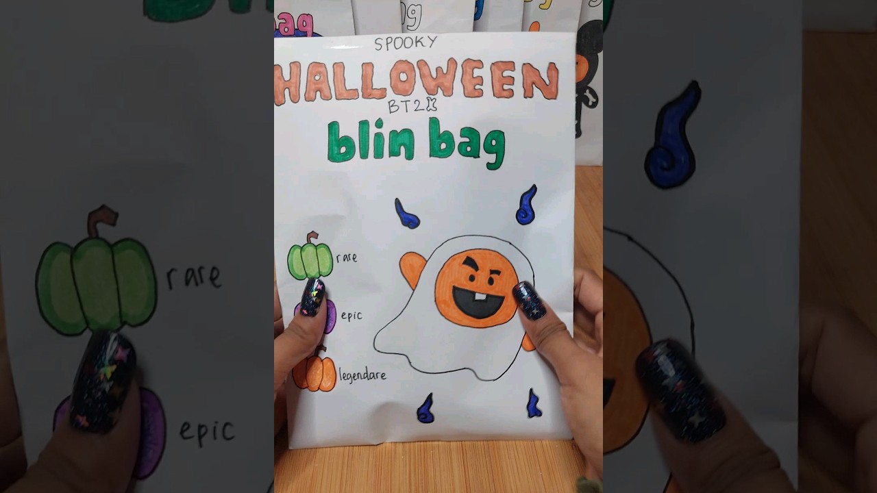 Shooky bt21 blind bag🤎 #asmr #shorts #bt21shooky #bts #sugabts #blindbag #viral #kpop #papercraft