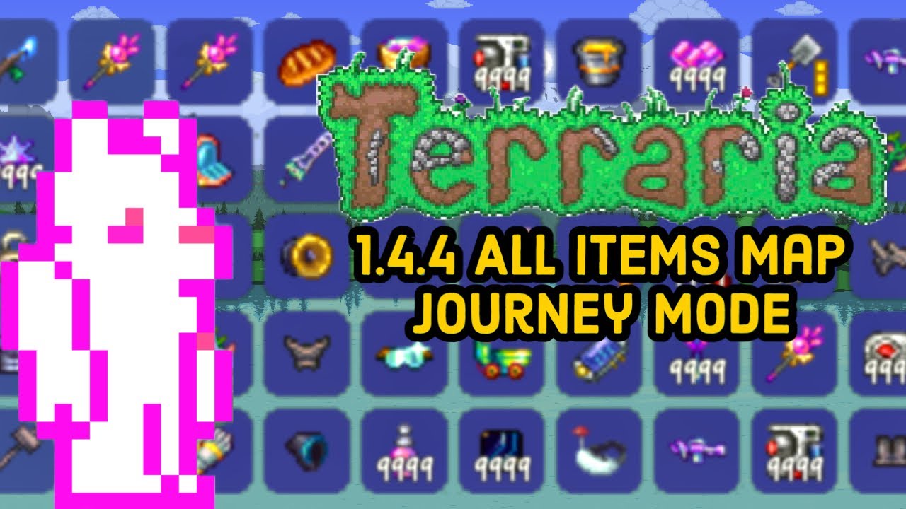 Maps with all things Terraria 1.4.4.9 