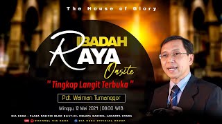 IBADAH RAYA 1 - GIA KEGA - 12 Mei 2024 - Pdt. Walman Tumanggor