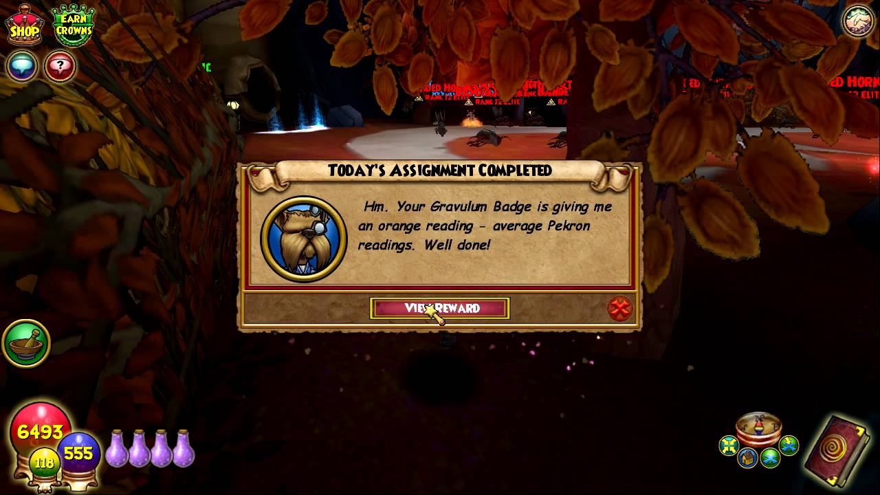 daily assignment rewards wizard101