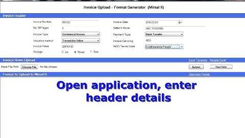 Generating Emirsal II upload text file