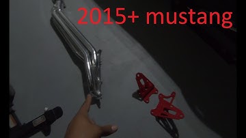 How To Install BBK Headers & BMR motor mounts on a 15+ mustang 5.0!