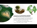 Edafología, la ciencia de la naturaleza del suelo