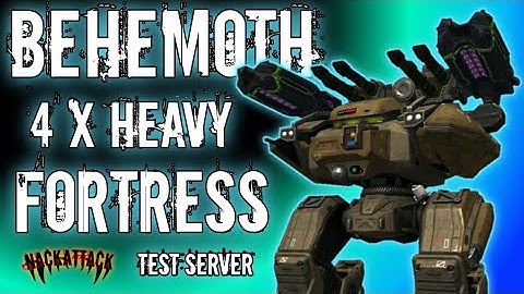 Behemoth New Heavy Robot | War Robots Test Server Gameplay
