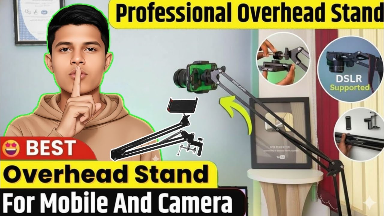 Educational Video बनाने वाला Tripod | Best Overhead Tripod For Educational Video | Art Video Tripod 
