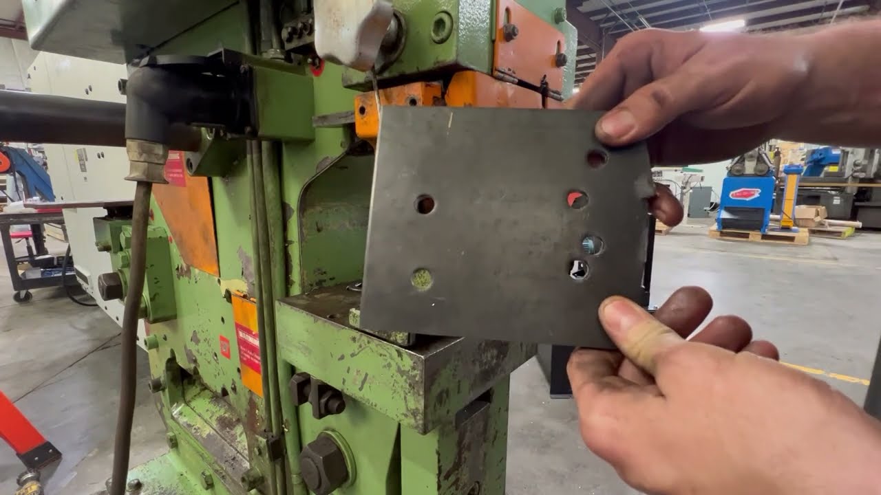 Peddinghaus Peddiworker 880 88 Ton Hydraulic Ironworker