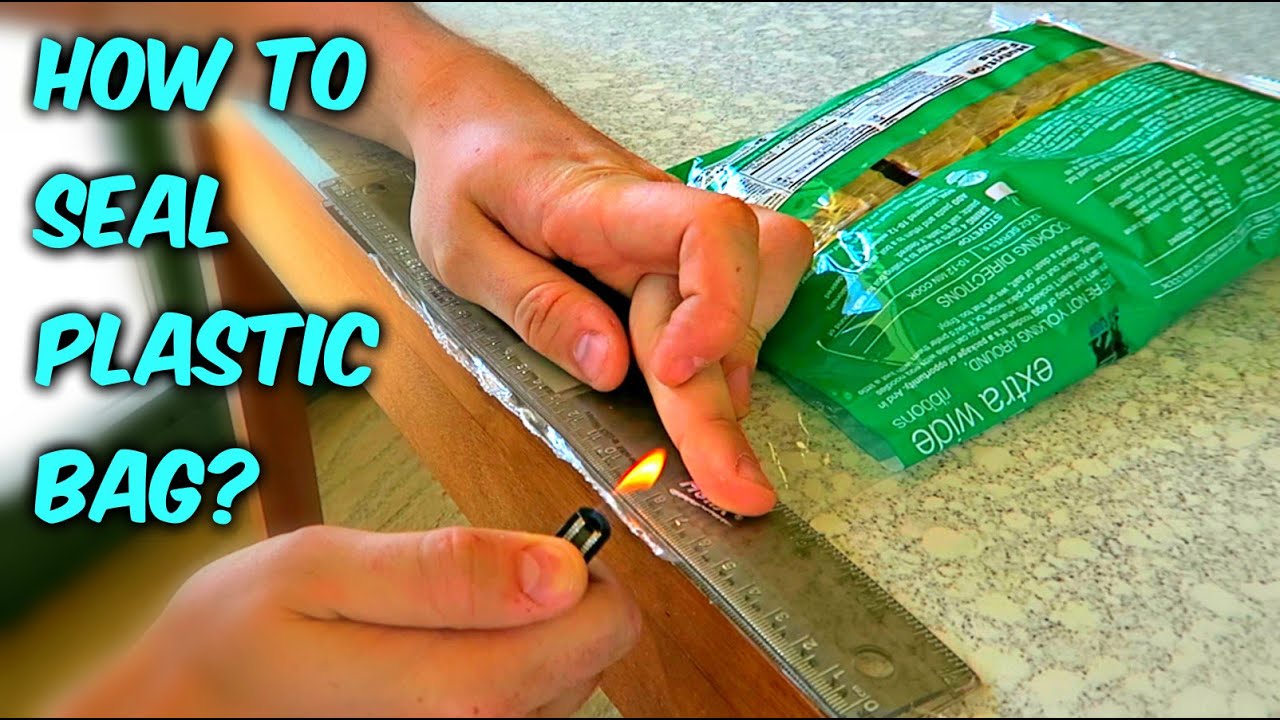 How To Reseal Chips Bag Or Any Plastic Bag