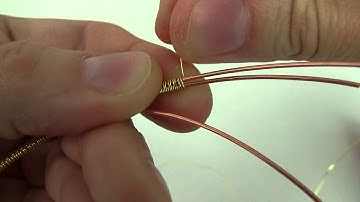 Wire Wrapping/Weaving Style Using 2 Base Wires Tutorial