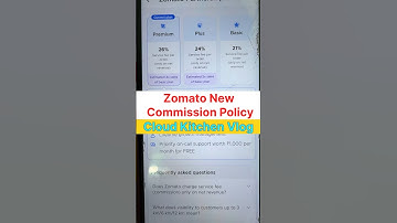 Zomato New Commission Policy 🤔 #zomato #cloudkitchen #vlog #new