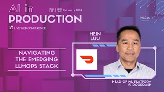 Navigating the Emerging LLMOps Stack // Hien Luu // AI in Production Conference Lightning Talk