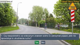 Czy bezpośrednio za widocznym znakiem wolno Ci zatrzymać pojazd, jeśli nie spowoduje to utrudnienia