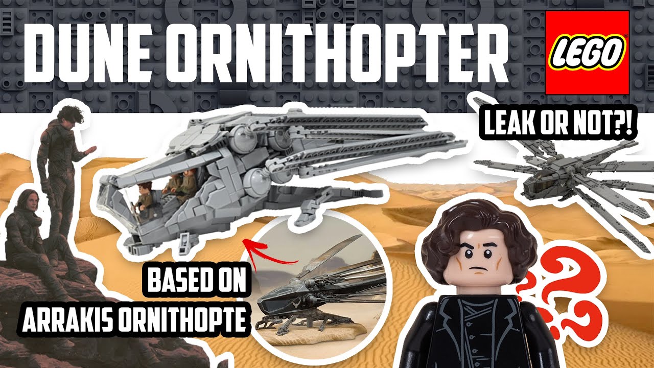 LEGO Dune Ornithopter - Fly Over Arrakis in Possible New Set? - YouTube