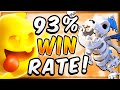 93% WIN RATE! HEAL SPIRIT SKELETON DRAGON DOESN'T LOSE! — Clash Royale