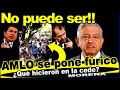 No puede ser!! AMLO se encabrita con Porfirio y Mario Delgado, pleitazo en la cede de MORENA