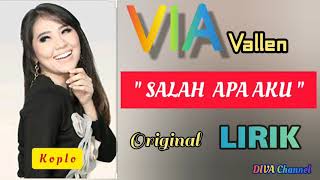 Download lagu Via Vallen  Salah Apa Aku Mp3 Video Mp4