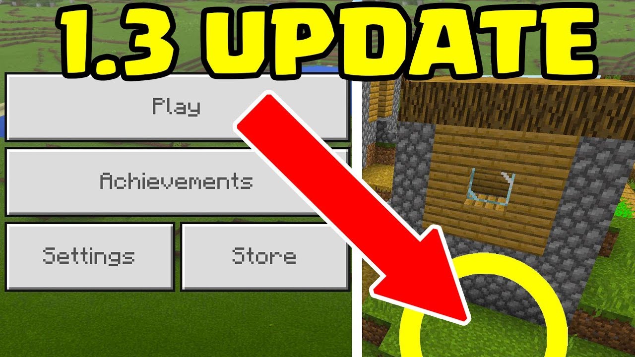 New Minecraft Pe 1 3 Update Will Look Like This Youtube