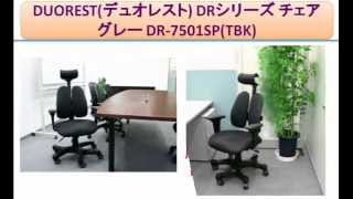 DUOREST(デュオレスト) DRシリーズ チェア グレー DR-7501SP(TBK)