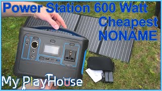 Cheapest 600W Power Station, with 100W Foldable Solar Panel - 1204