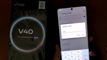 VIVO V40e,V40,V40 Pro 5G DPI Option On (Sensitivity Increase) Freefire BGMI