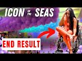 10000 balloon drop gone wrong on the worlds biggest cruise ship icon of the seas