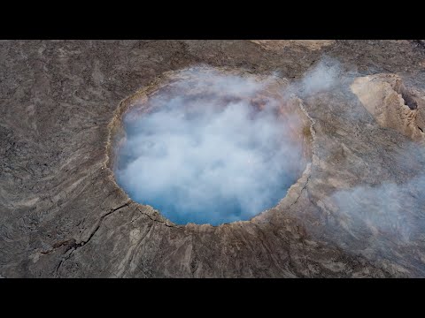 Volcano sound effects library - mesmerizing soundscapes from Erta Ale caldera in Ethiopia