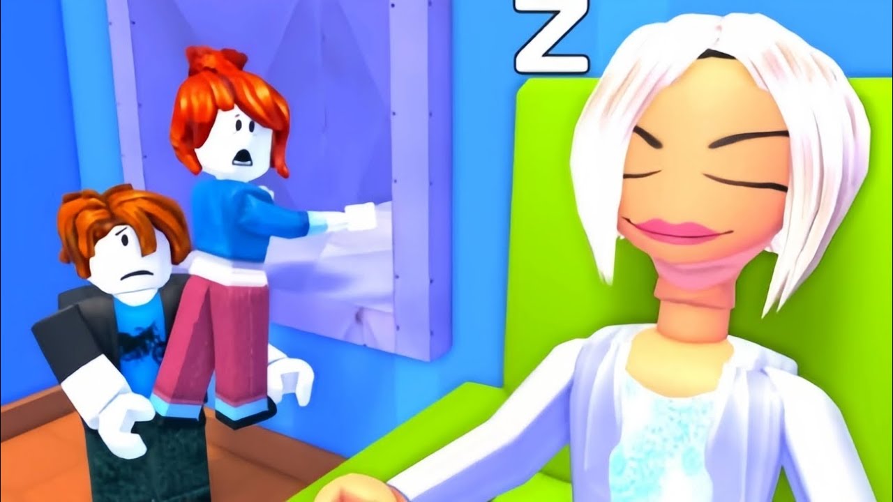 ROBLOX：我和老弟被一个长的超级奇怪的女人抓了