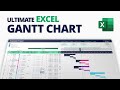 How to create ultimate excel gantt chart for project management with smart dependency engine