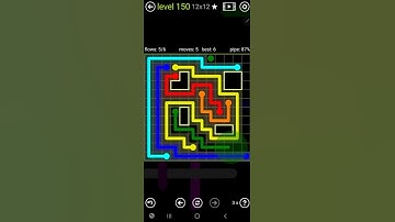 How To Solve Flow Free Scattered Pack Level 150 12x12 Board Hardst Walk Through Solution Walkthrough