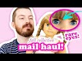 Rarest american girl doll  dreamer kirsten  full collection mail haul unboxing white body