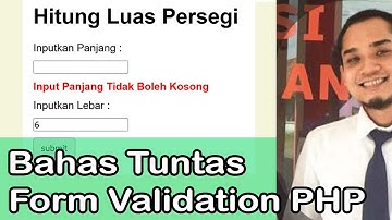 Pelatihan JWD - Praktikum Form Validation Menggunakan PHP
