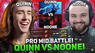 PRO MID BATTLE! QUINN vs NOONE! | 10900 MMR DOTA 2! | QUINN plays on RAZOR MID!