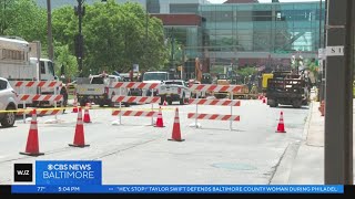 Water service restored, streets remain closed after steam pipe explosion in downtown Baltimore