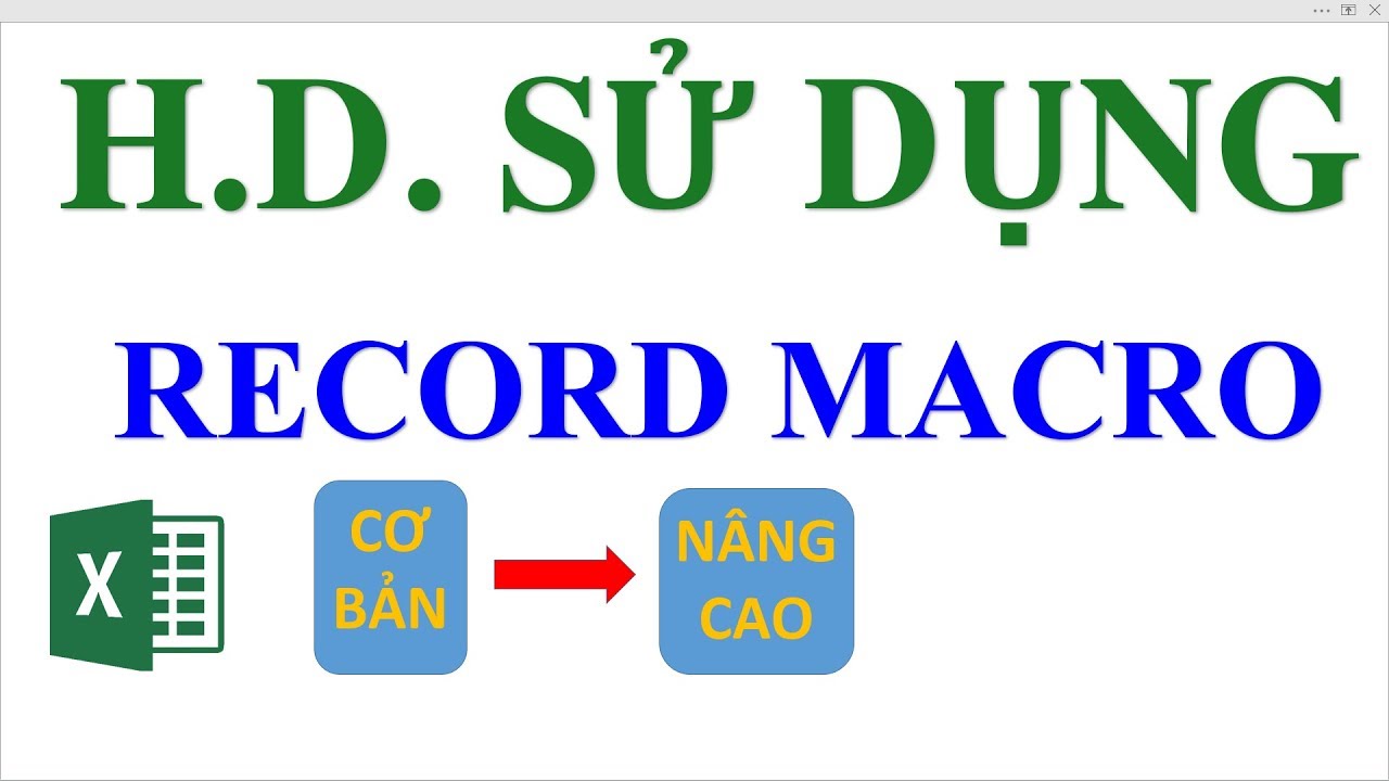 Record Macro In Excel From Basic To Advanced