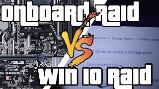 Onboard raid vs Windows 10 raid speed test experiment screenshot 5