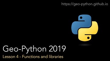 Geo-Python Lesson 4 - Functions and libraries