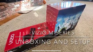 VIZIO M-SERIES 5.1 Sound Bar Unboxing and initial set up