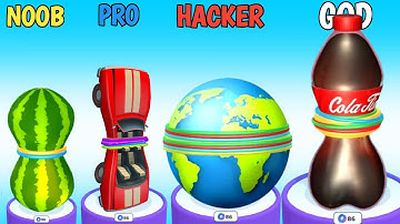 Flexy Runner Satisfying Gameplay NOOB vs PRO vs HACKER