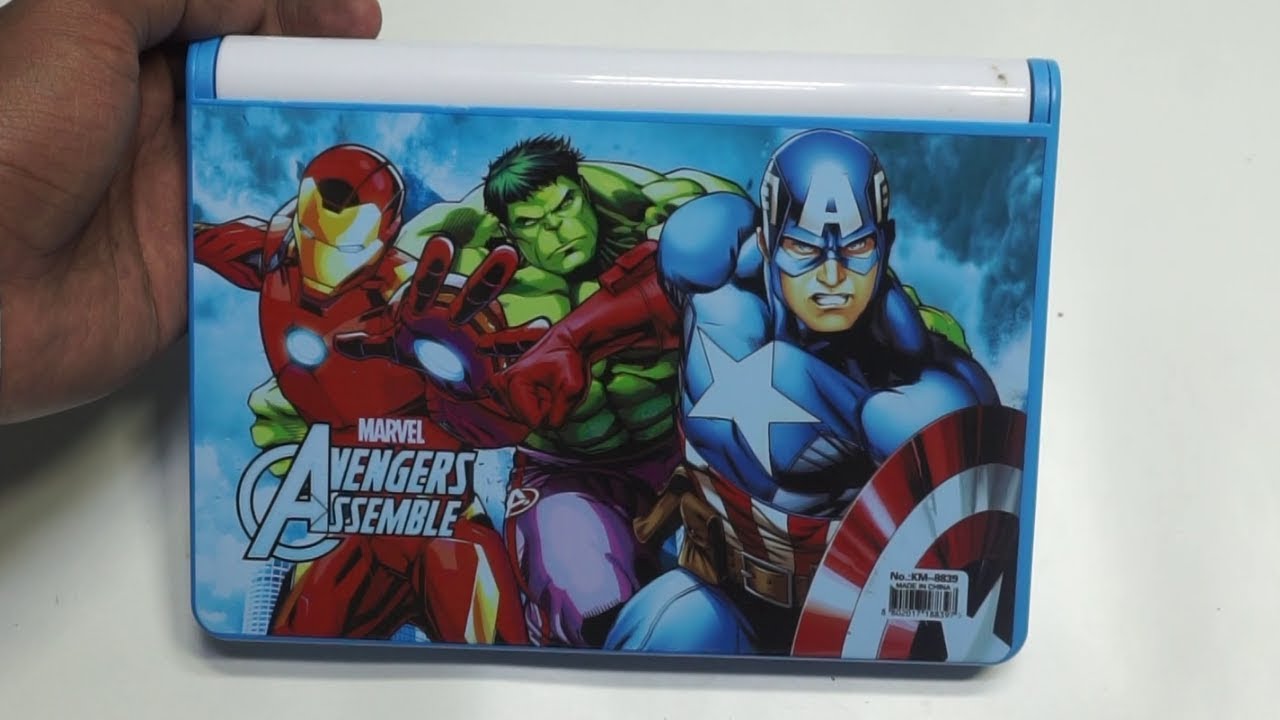 Marvel Avengers Assemble Cloth Pencil Box Pencil Case - Blue