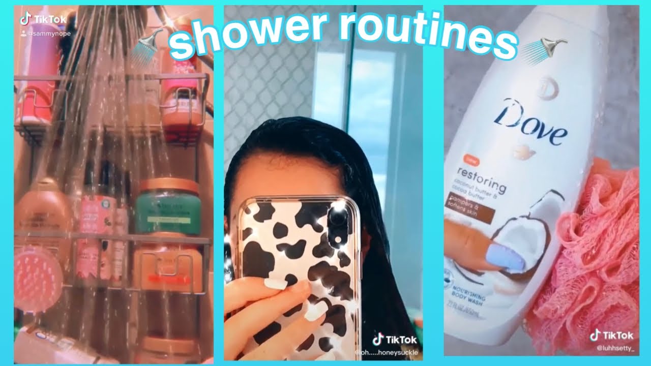 TikTok shower routines YouTube
