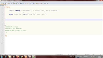 35. PHP TUTORIAL -  Associative Arrays,  foreach loop