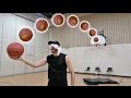 IMPOSSIBLE BLINDFOLDED BASKETBALL TRICK SHOTS