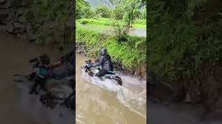 Hero Xpulse 200 off road under water ride#heromotocorp #xpulse200 #offroad