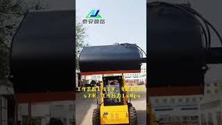 skid loader with closed sweeper