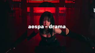 aespa - drama (sped up)