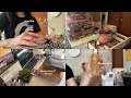 \VLOG/学生の夏休みの日常🎀✨美意識を高める日のすごし方💅🏼髪の毛のイメチェンをする日🍀ピアスも開けた💧Qoo10購入品紹介とコスメ整理📦