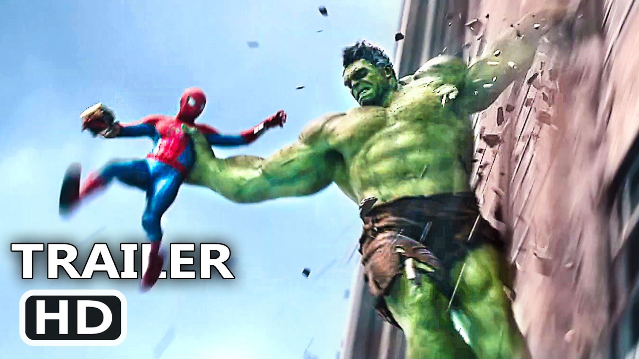 "Hulk esmaga o Homem-Aranha contra uma parede" HOMEM-ARANHA: UM NOVO DIA Trailer Oficial (2026)