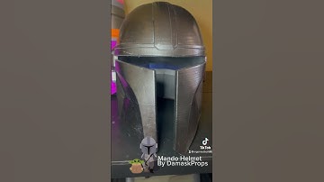 3D Print Showcase: Mando Helmet by DamaskProps #shorts #3dprinter #3dprinting #thingiverse #ender3