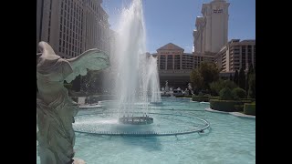 Caesar&#39;s Palace Fountain in Las Vegas on July 16, 2022