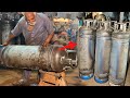 Amazing Process of Making Gas Cylinder ||Factory Manufacturing Process