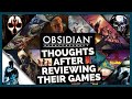 Thoughts on obsidian after reviewing almost all of their games